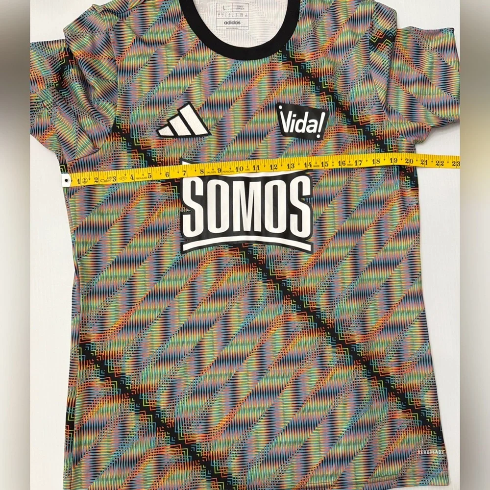 Adidas Hispanic Celebration Somos Vida Pre-Match Jersey Kit - L